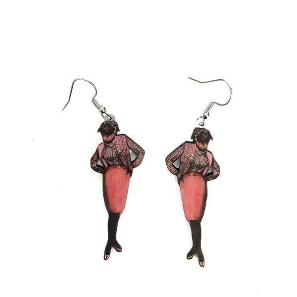 Unleash Your Fun Side with Unique Dog Collage Earrings: Handmade in the USA