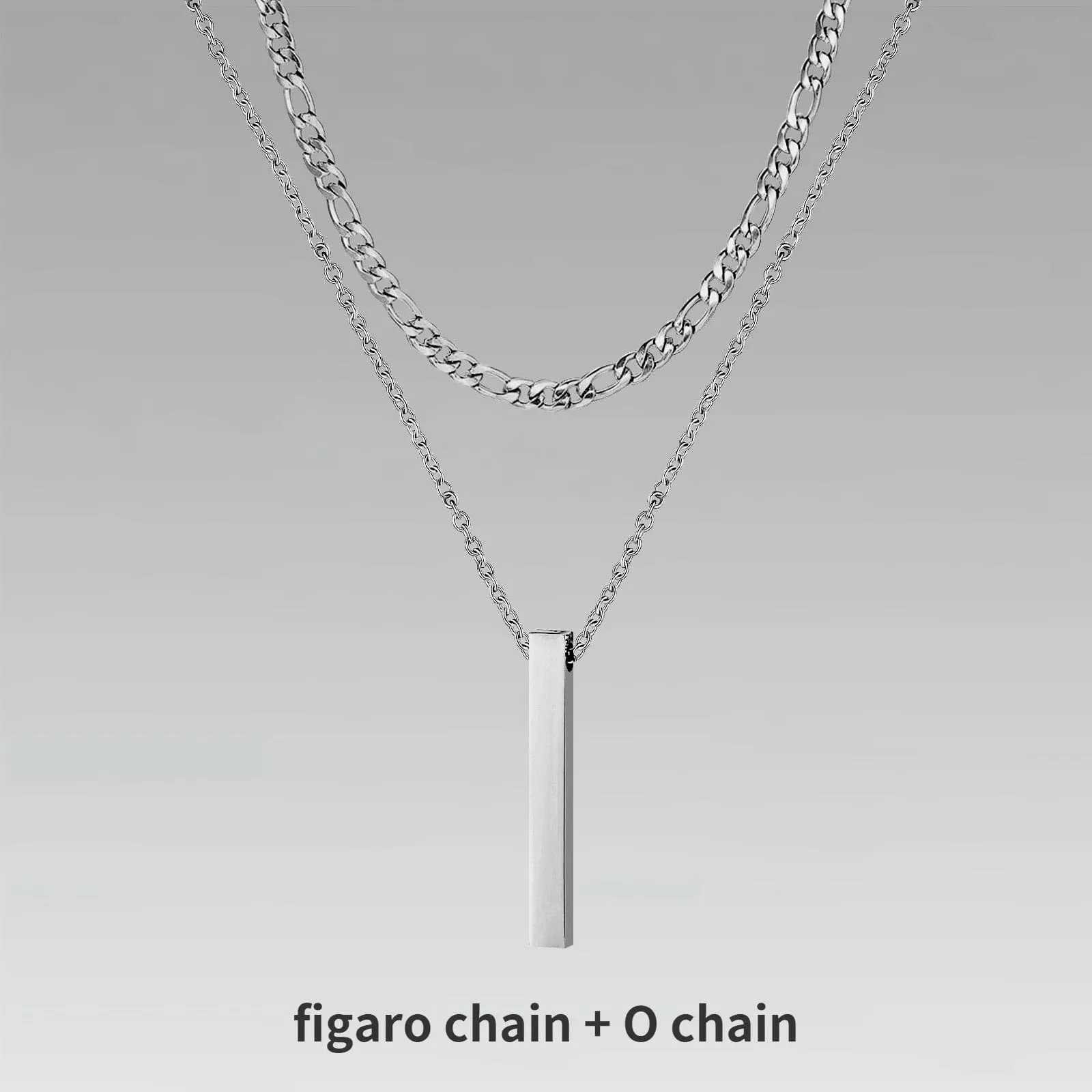 Vertical Bar Layered Necklaces