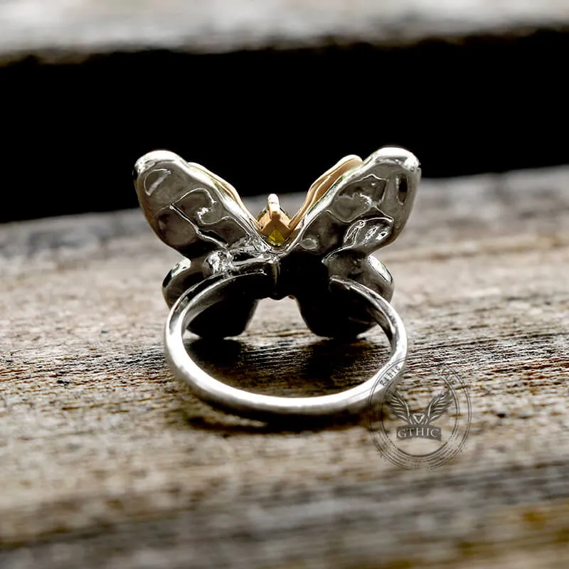 Vintage Butterfly Alloy Animal Open Ring