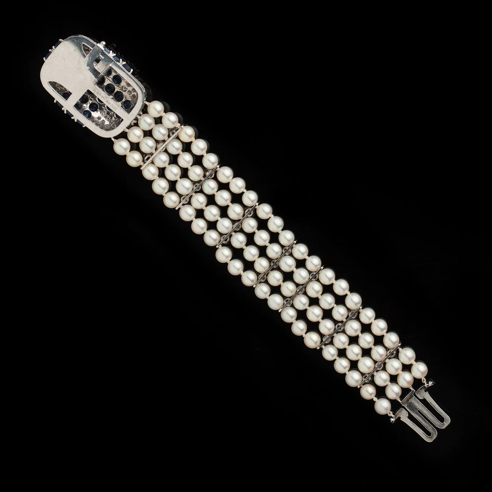 Vintage Ruser Cultured Pearl Bracelet, circa 1960s