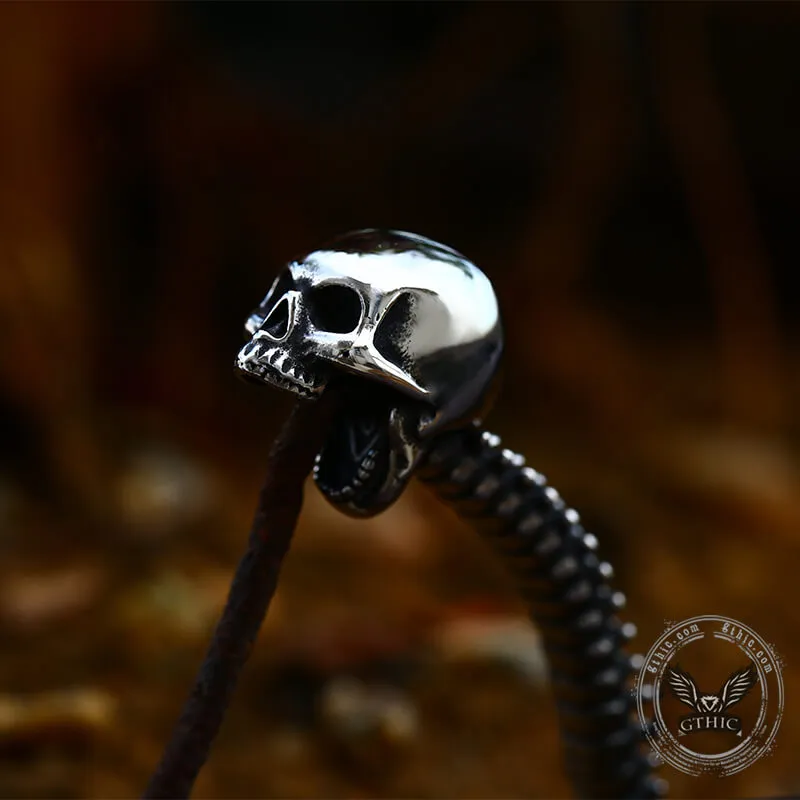 Vintage Vertebrae Skeleton Stainless Steel Bottle Opener Pendant