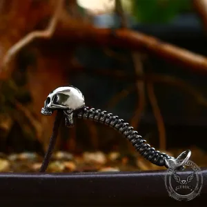 Vintage Vertebrae Skeleton Stainless Steel Bottle Opener Pendant
