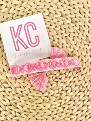 What would dolly do tassel bracelet