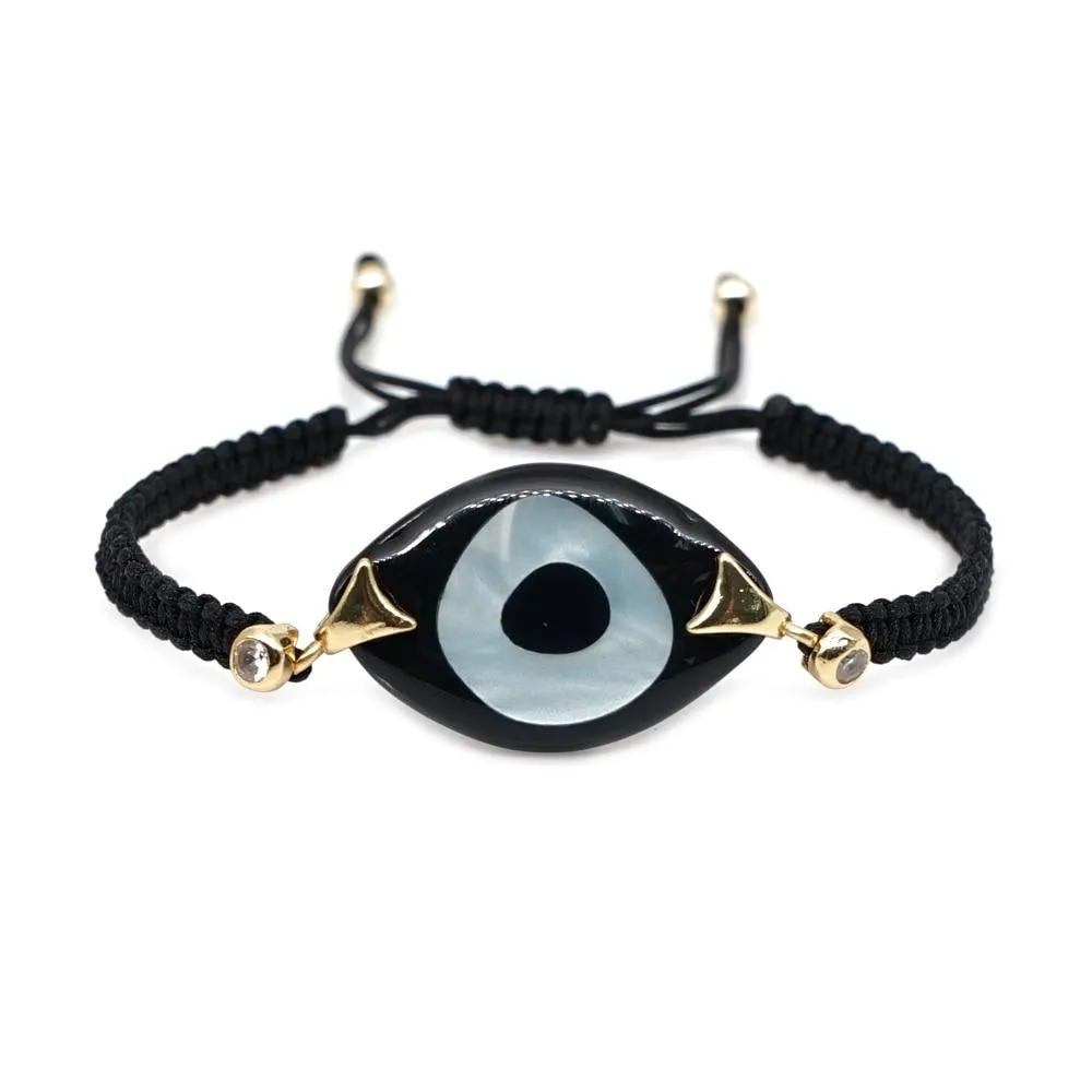 Women Turkish Evil Eye Bohemian Handmade Friendship Braided Rope Bracelets