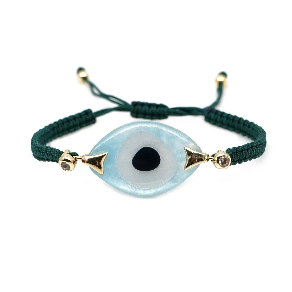 Women Turkish Evil Eye Bohemian Handmade Friendship Braided Rope Bracelets