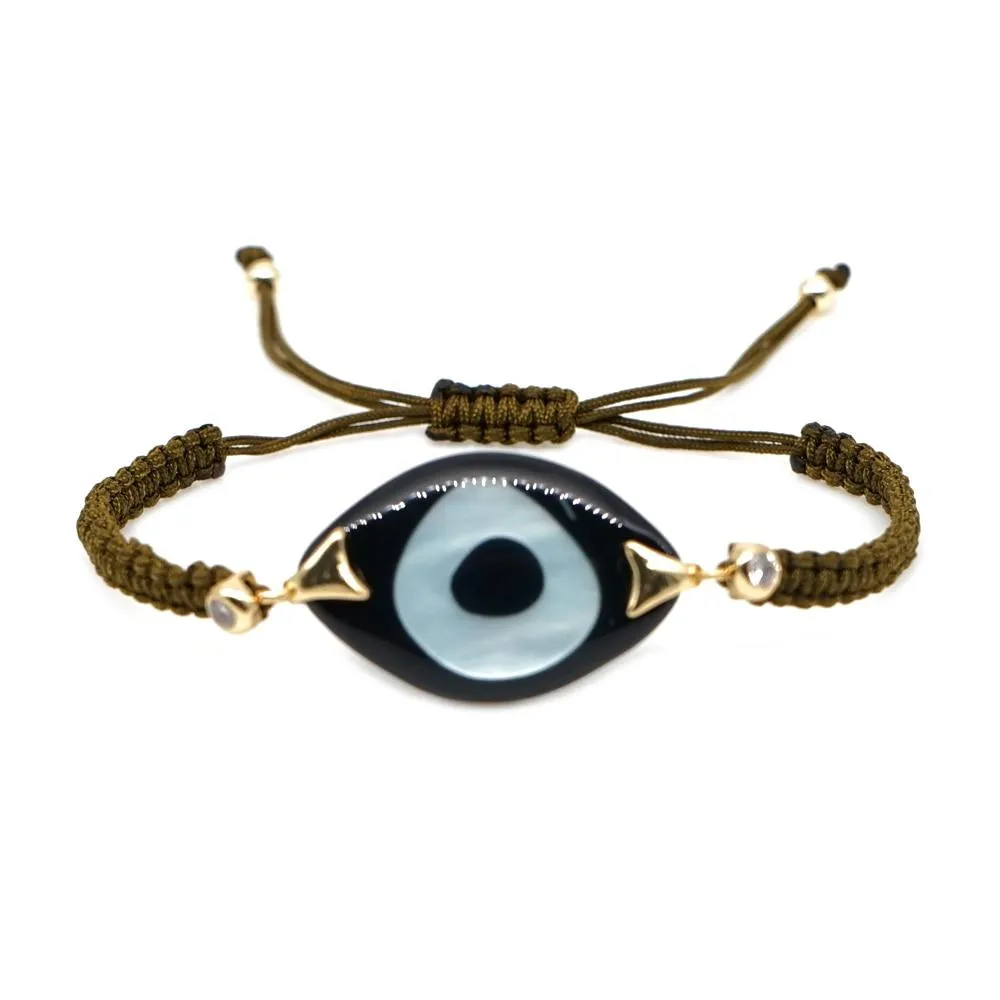 Women Turkish Evil Eye Bohemian Handmade Friendship Braided Rope Bracelets