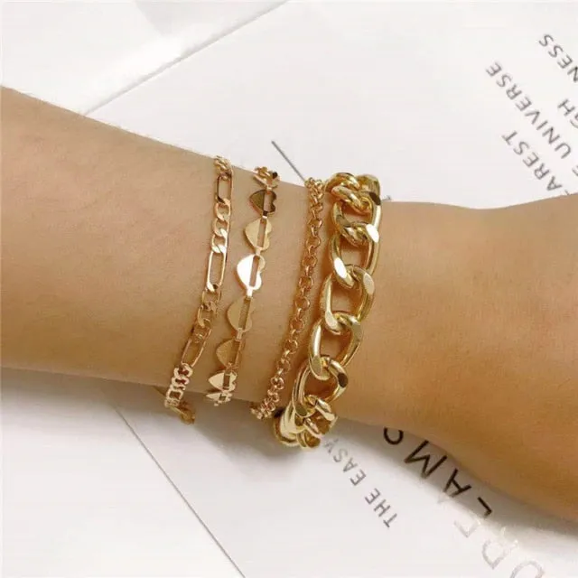 Women's Cuban Chain Bracelets