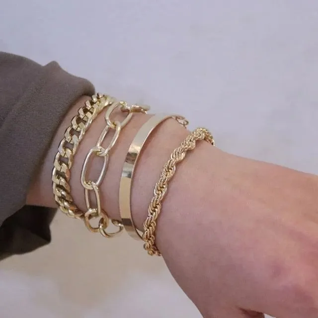 Women's Cuban Chain Bracelets