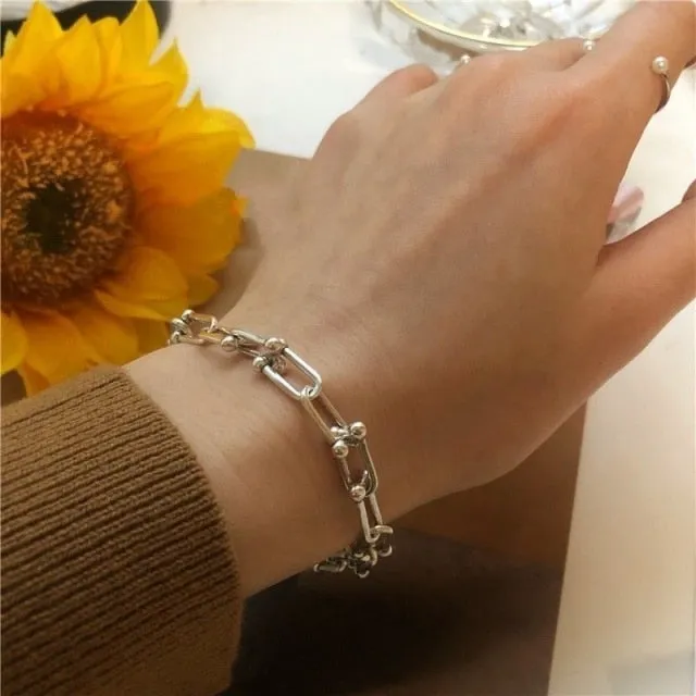 Women's Cuban Chain Bracelets