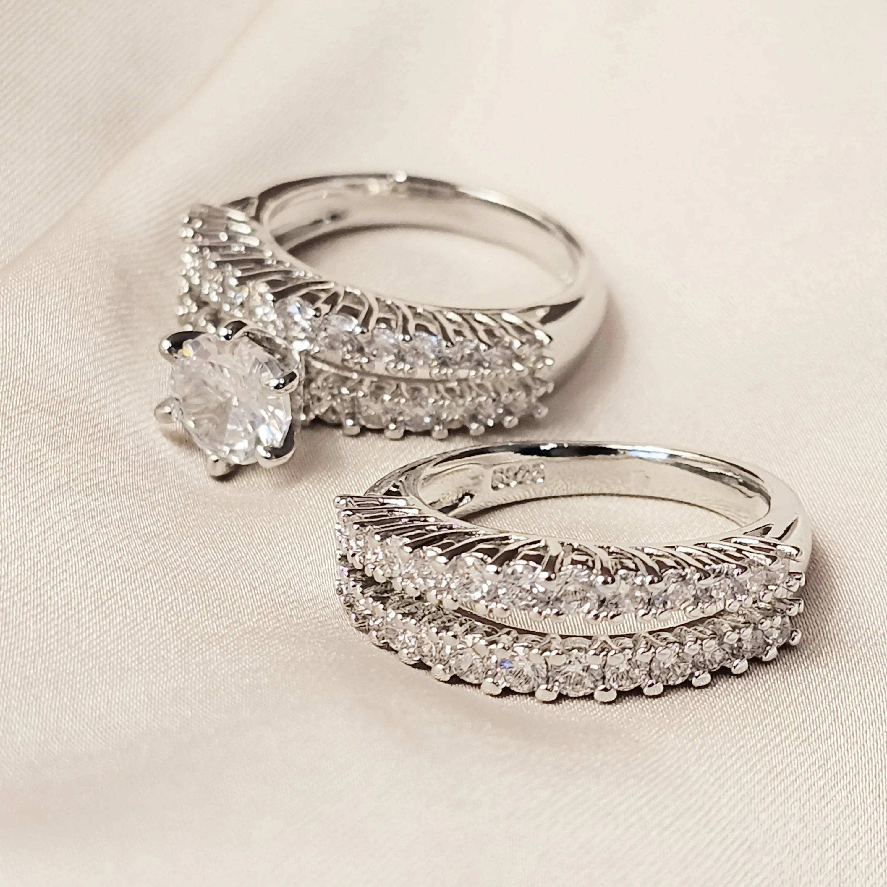Zircon Anel Austrian Crystals Rings