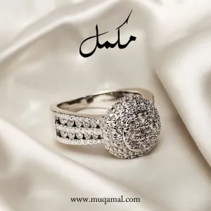 Zircon Huitan Bow Shaped Ring